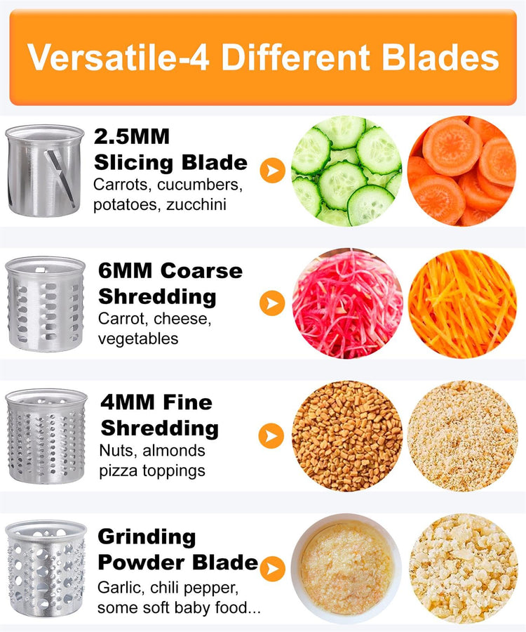 FavroKit Fresh Prep. Cheese Grater Attachment for KitchenAid Stand Mixers