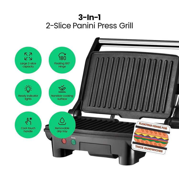 Electric Panini Press Grill