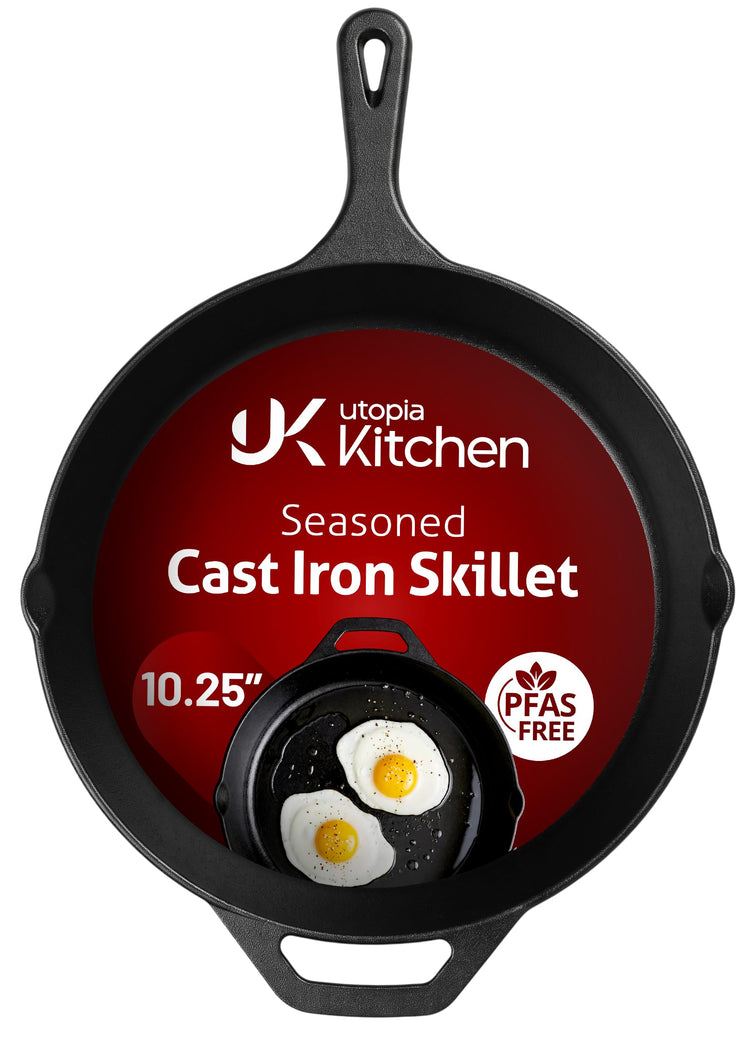 Cast Iron Skillet 10.25 Inch Pre