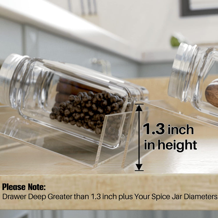 Spice Drawer Organizer (4 Count)