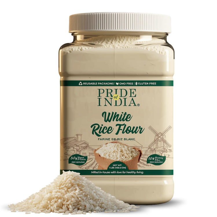 White Rice Flour 1 lbs (16 Ounce)