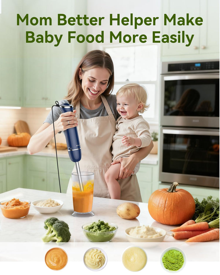 1000W 5 in 1 Immersion Blender Handheld BPA
