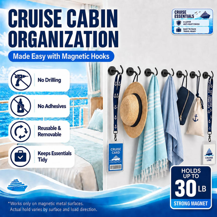 Magnetic Hooks (10 Count)