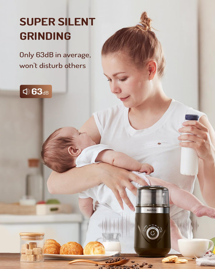 Electric Super Silent Blade Coffee Grinder