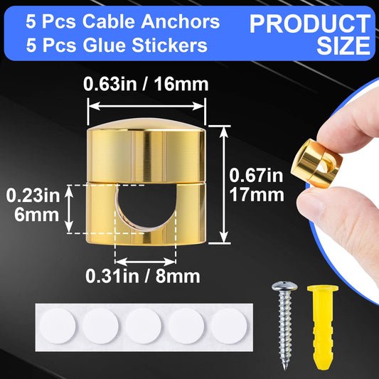 5 Sets Charger Holders for Cords (5 Count)