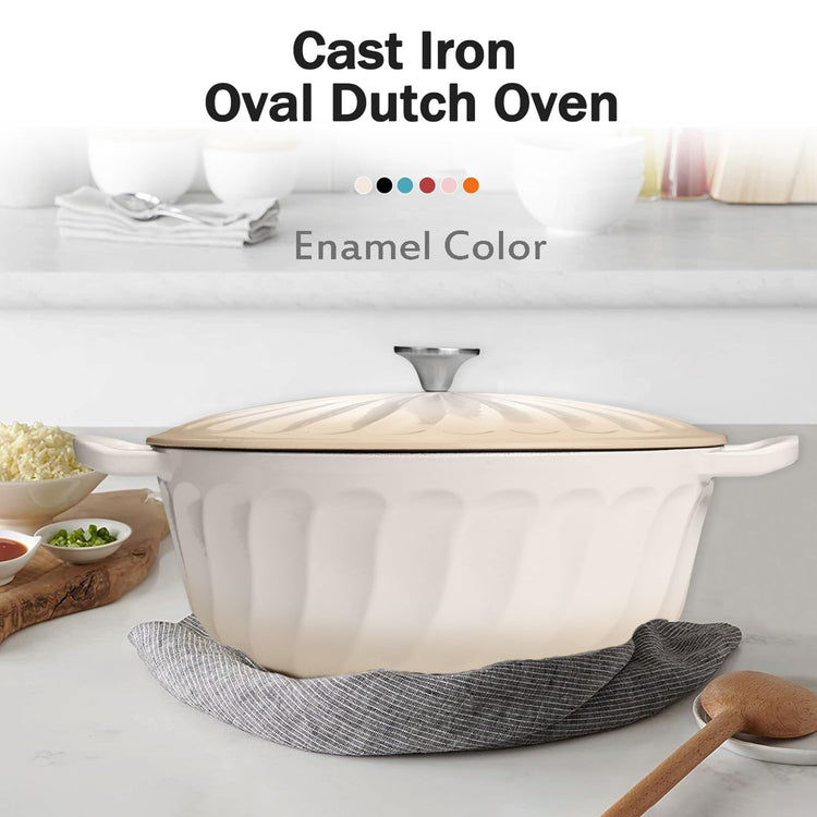 Enameled Dutch Oven Pot with Lid