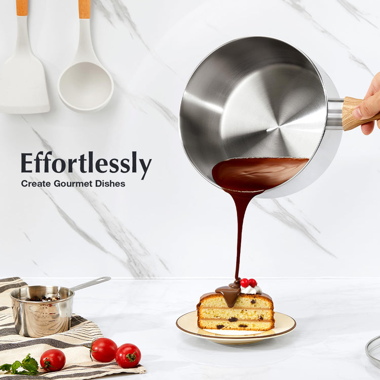 Stainless Steel Saucepan Set (6 Count)