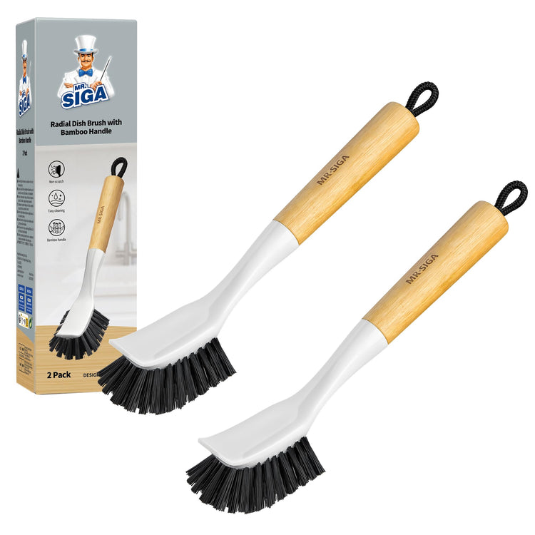 Dish Brush with Handle (2 Count)