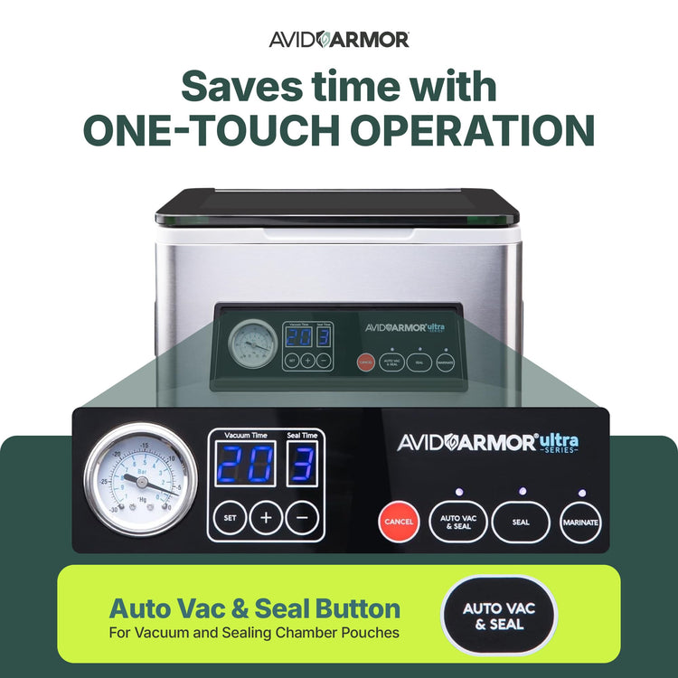 Chamber Vacuum Sealer Machine USV20 Ultra Series for Wet Foods
