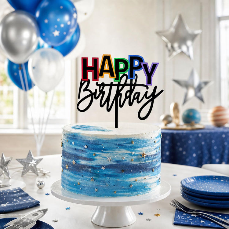 Happy Birthday Cake Topper