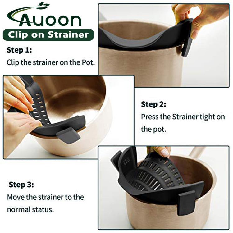 Pasta Strainer Clip on Silicone