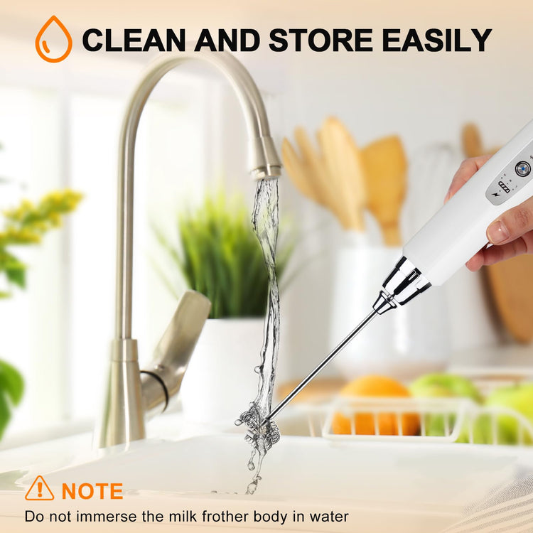 Handheld Milk Frother Wand for Coffee