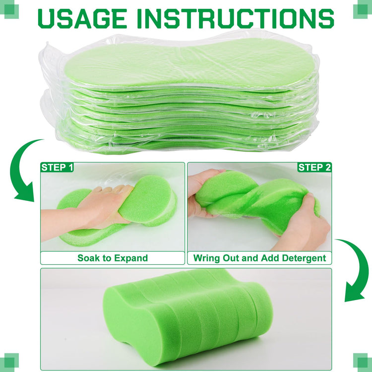 60 Pack Large Sponges Bulk Multi (60 Count)