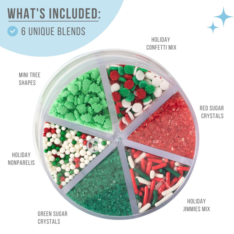 Christmas Sprinkles Mix (6.45 Ounce)