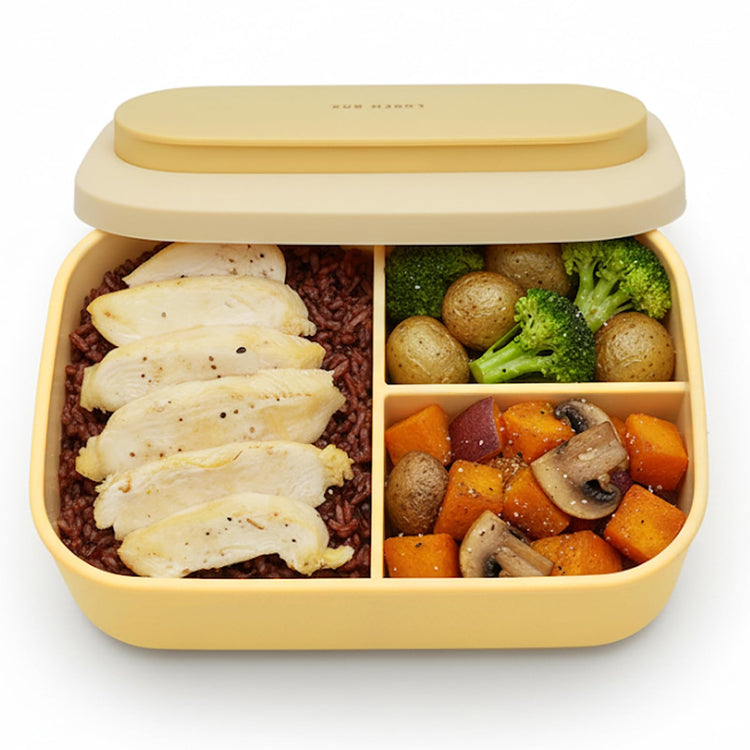 Silicone Bento Box Lunch Box for Adults