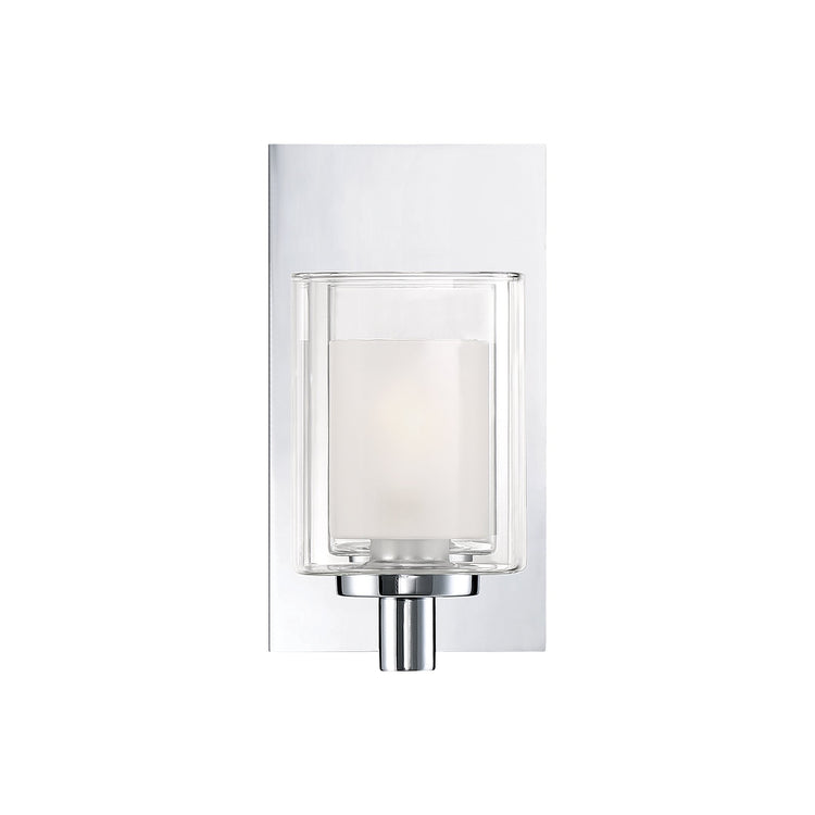 Kolt 1 Light Polished Chrome Wall Sconce