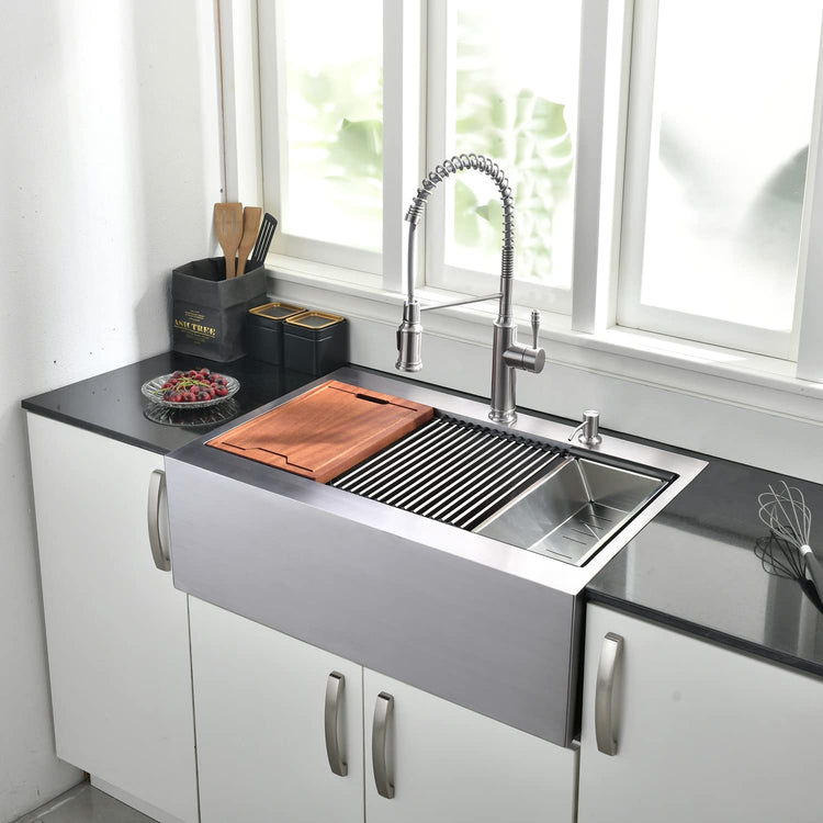 33 Inch Farmhouse Kitchen Sink Drop In