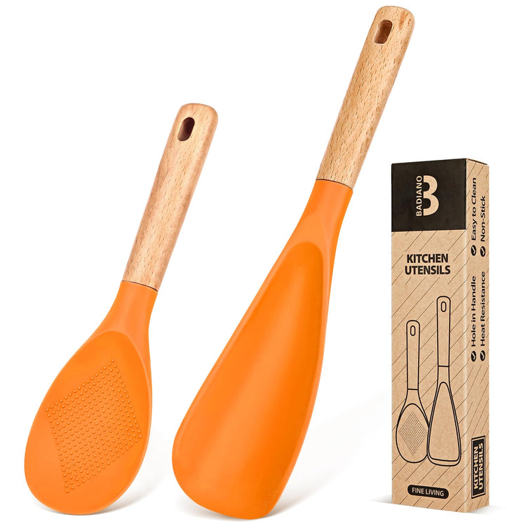 Cooking Spoon and Rice Scooper for Nonstick Cookware