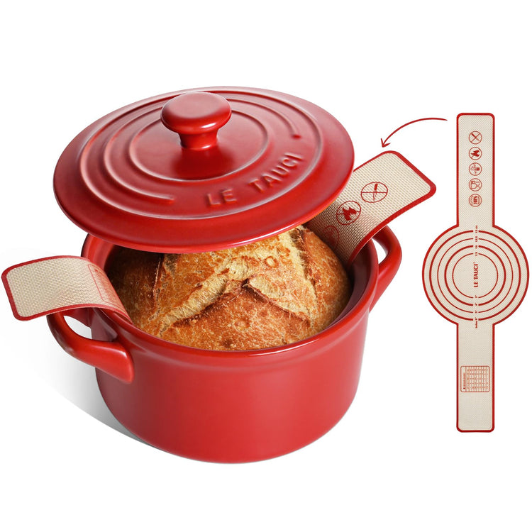 3 QT Ceramic Bread Baker with Lid for Sourdough