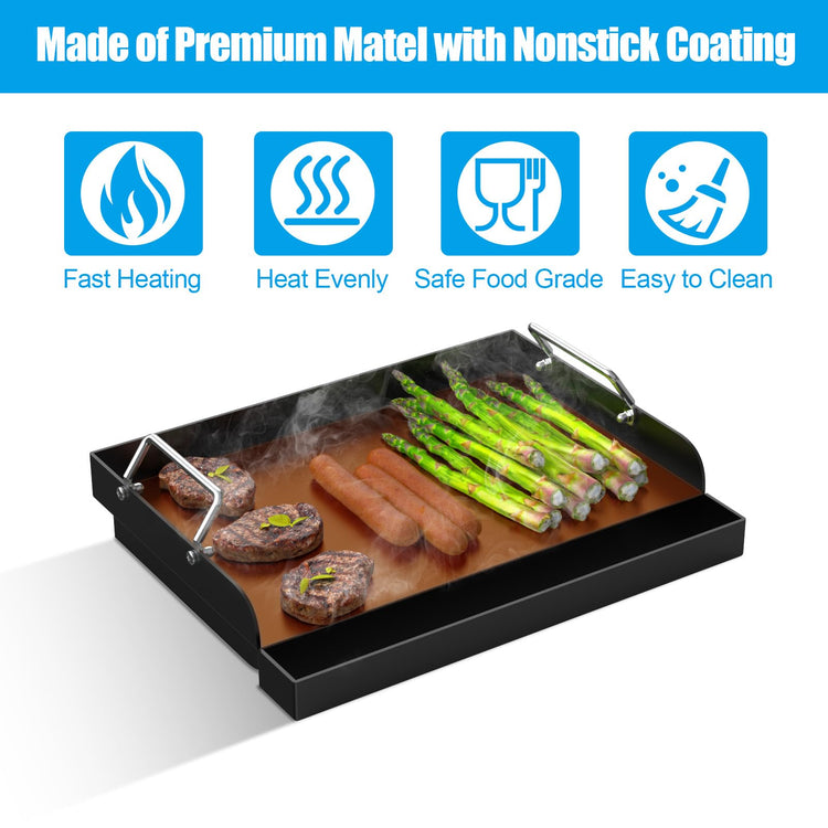 17" x13" Universal Griddle Insert for for Charcoal