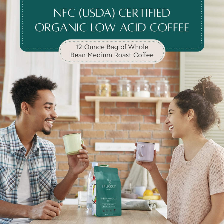 Organic Coffee Beans Medium Roast (12 Ounce)