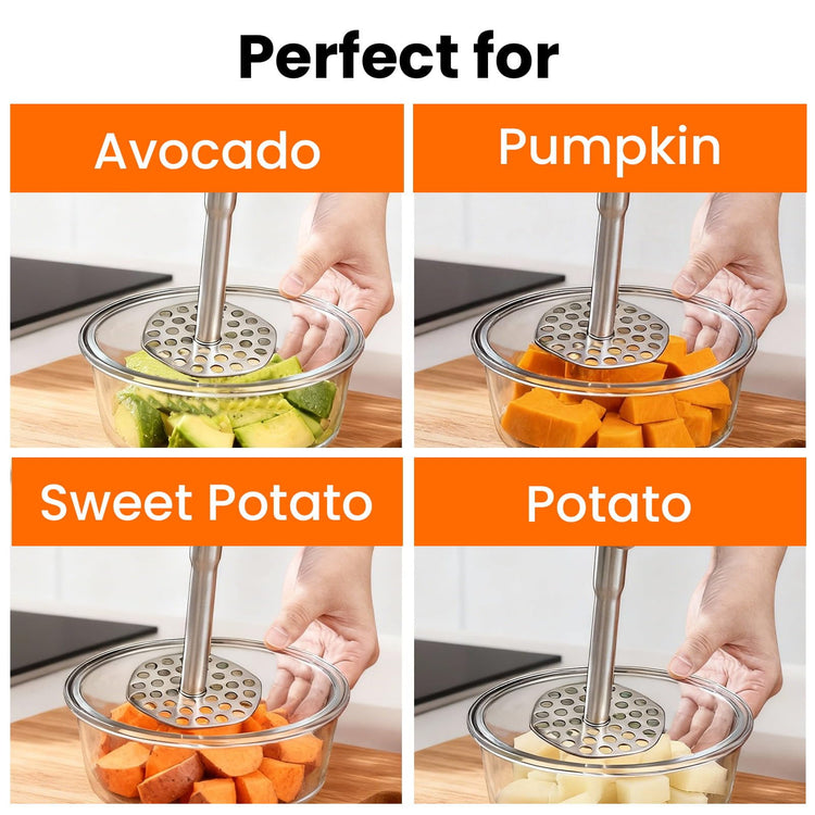 316L Stainless Steel Potato Masher