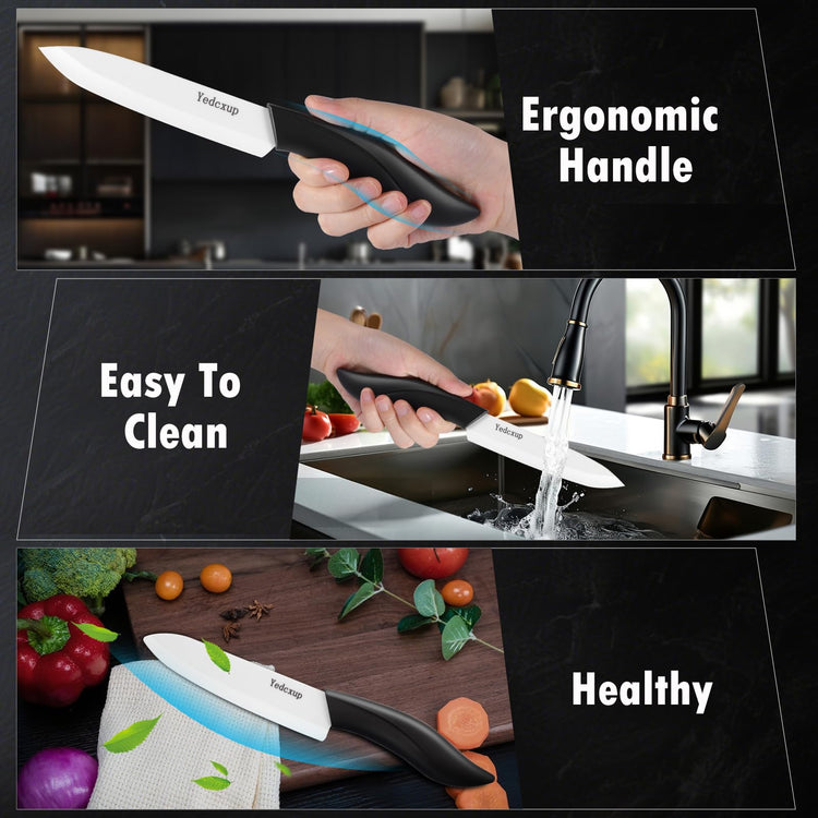 Ceramic Knives Set 6 Pack (6 Count)