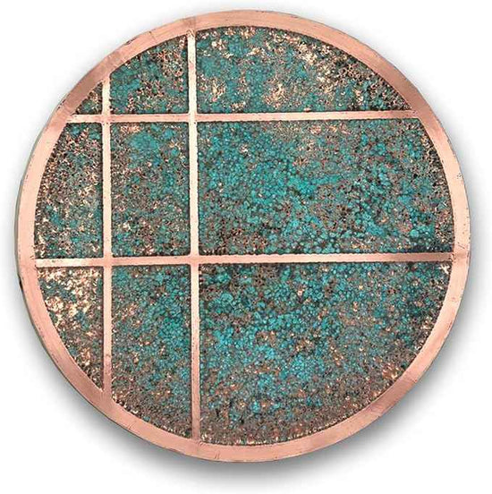 nooc art Handmade Copper Wall Art for Home, Living Room, Bedroom, Kitchen and Office Decor, Rustic Decorative Mural Art for Farmhouse Decor (Modern Copper, 11, Unframed)