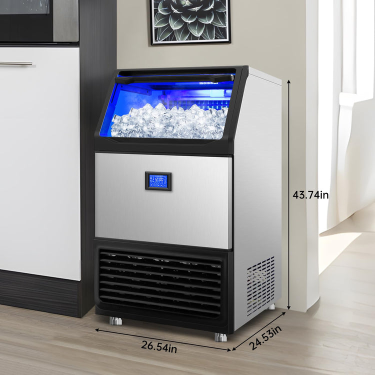 450 lbs High Output Commercial Ice Maker Undercounter Built (162 Count)