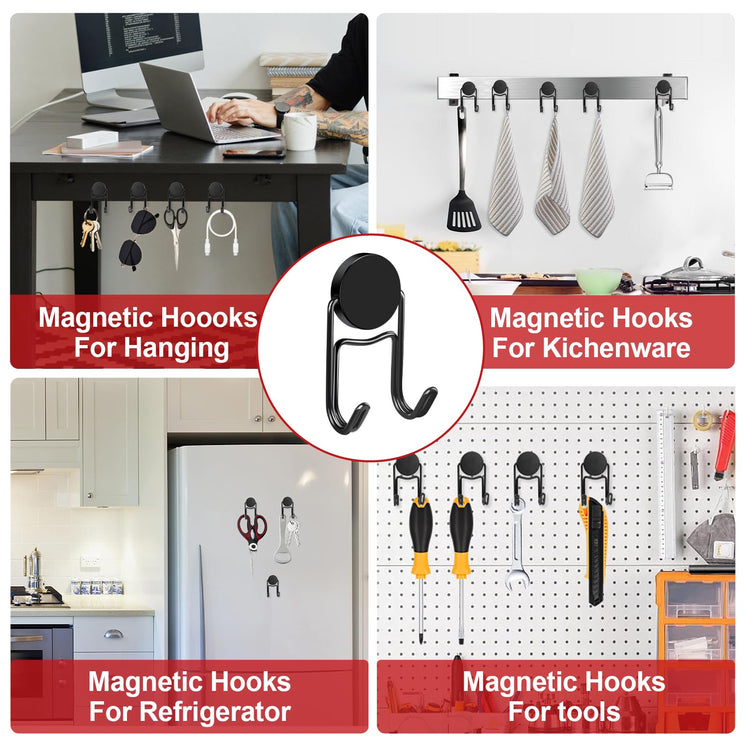 Magnetic Hooks for Cruise Cabins 80Lbs+ Heavy Duty Magnet Hook