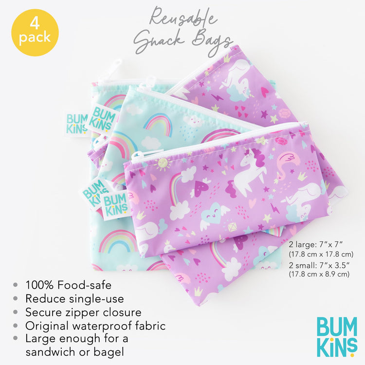 Reusable Sandwich and Snack Bags