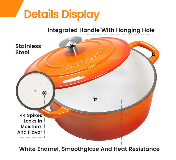 Enameled Cast Iron Dutch Oven