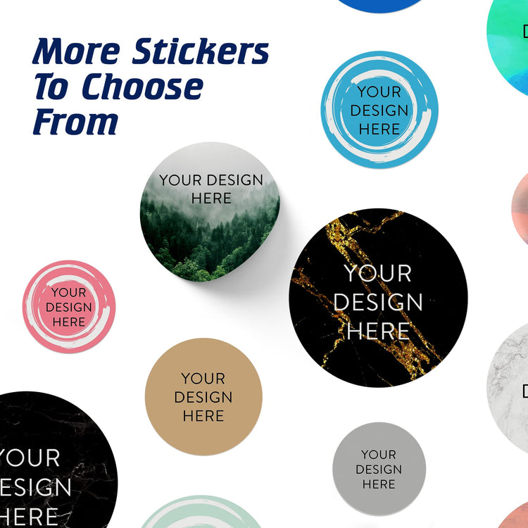 100 Custom Vinyl Stickers (100 Count)