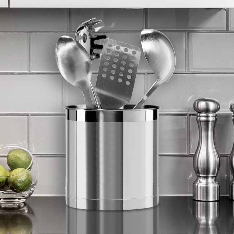 Stainless Steel Jumbo Utensil Holder