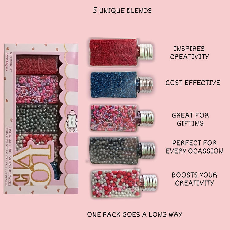 Edible Sprinkles for Cake Decorating (5 Ounce)