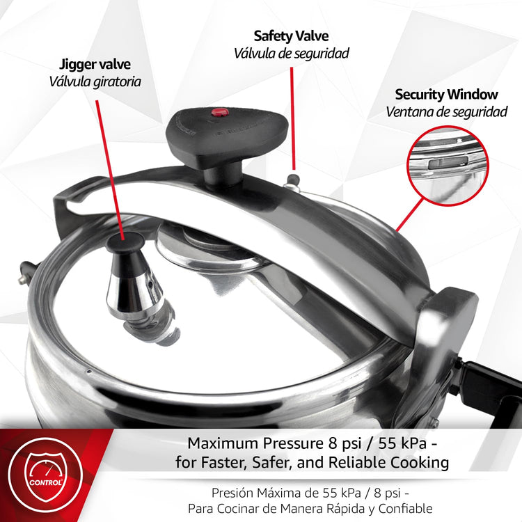 Chef 23 Quart Aluminum Pressure Cooker