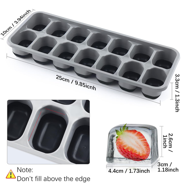 Silicone Ice Cube Tray (8 Count)