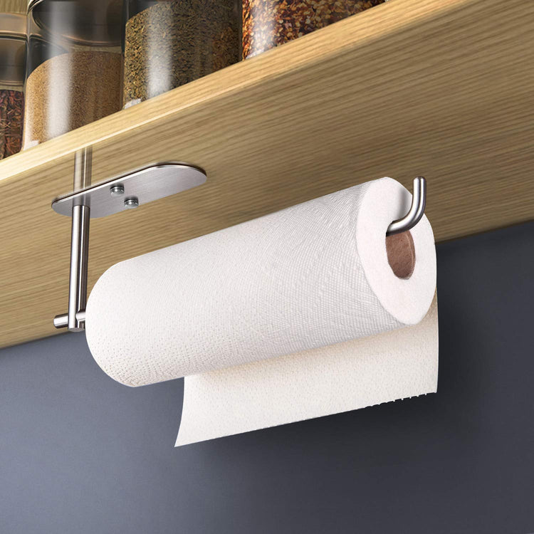 Self Adhesive Paper Towel Holder Under Cabinet Mount