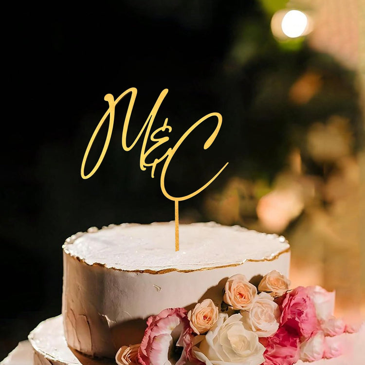 Personalized Wedding Cake Topper