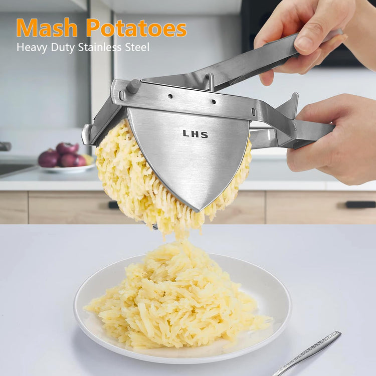 Stainless Steel Potato Ricer and Masher