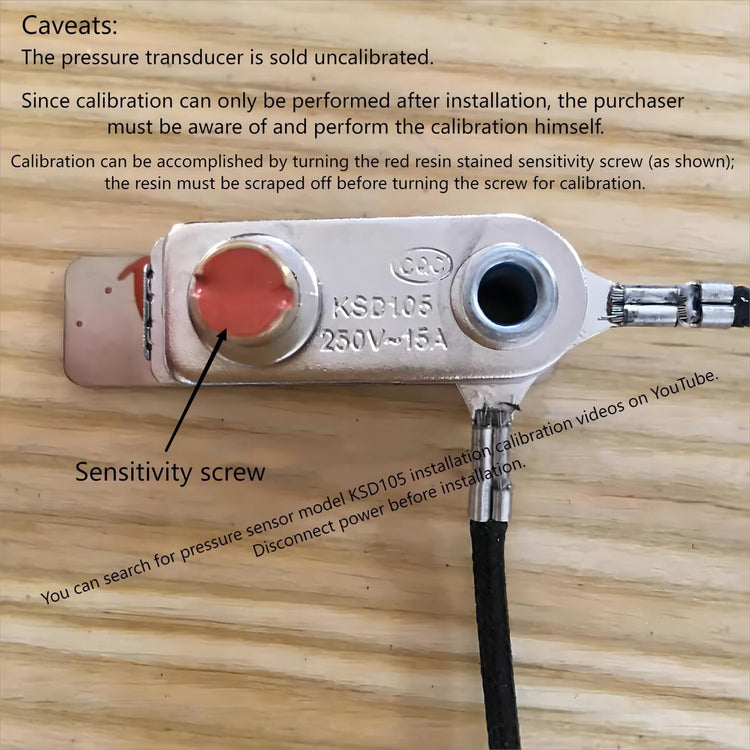 Generic Pressure Sensor or Pressure Switch KSD105 250V 15A for electric pressure cookers - Nestoria