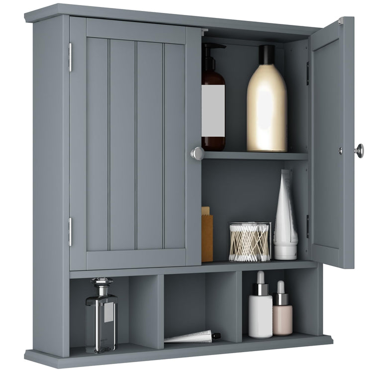 Bathroom Wall Cabinet with Adjustable Shelves