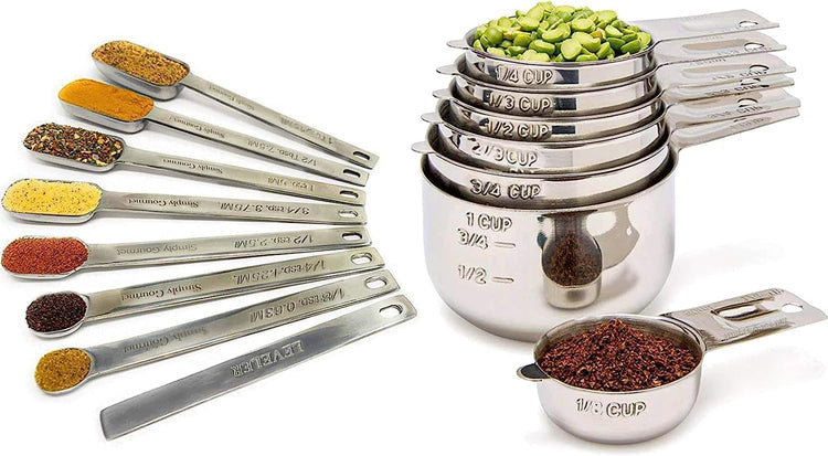 Measuring Cups and Spoons Set of 15