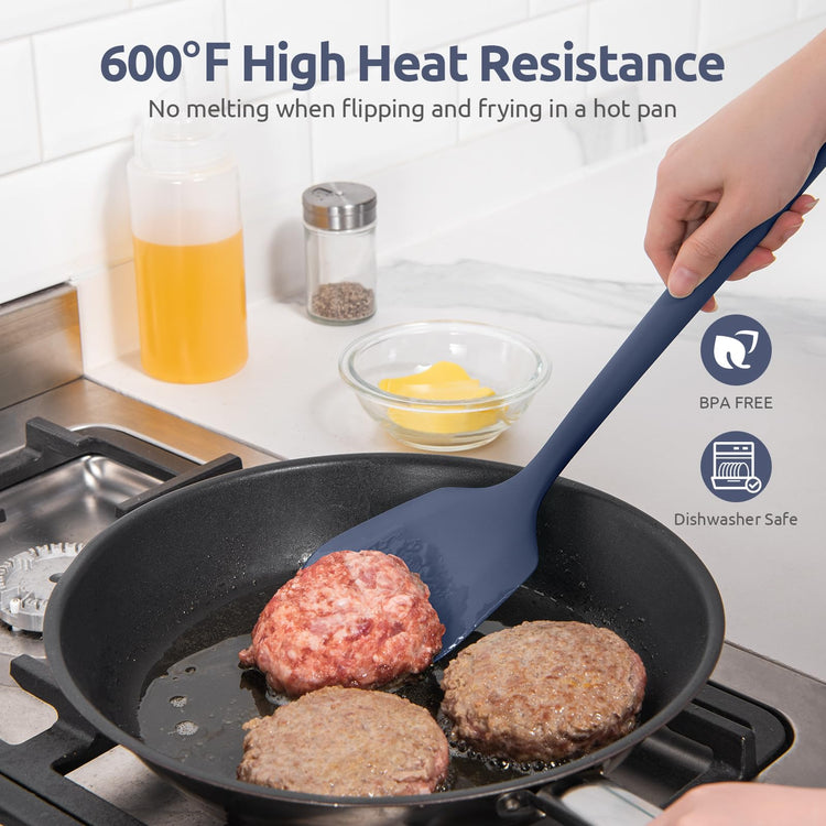 Silicone Turner Spatula Set of 2 (2 Count)