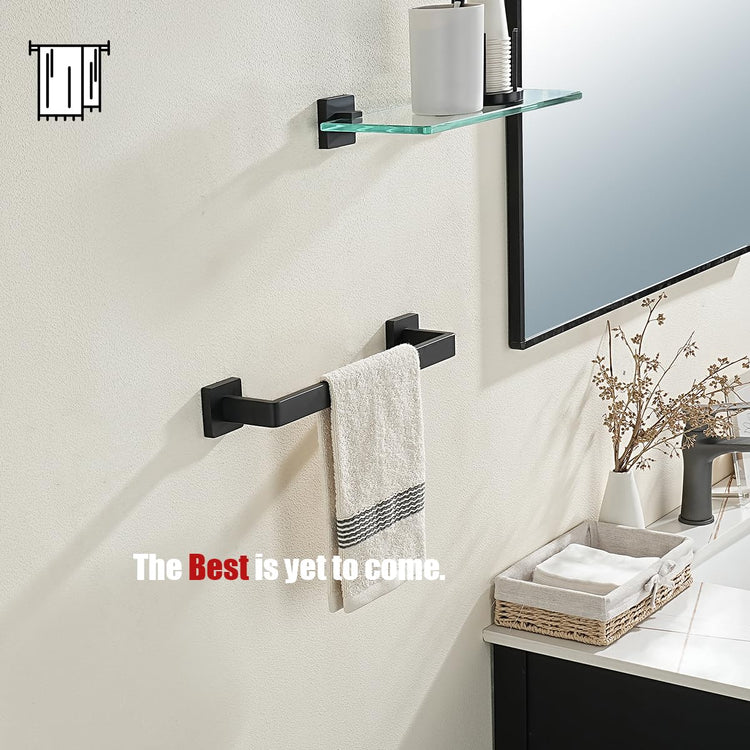 Black Towel Bar