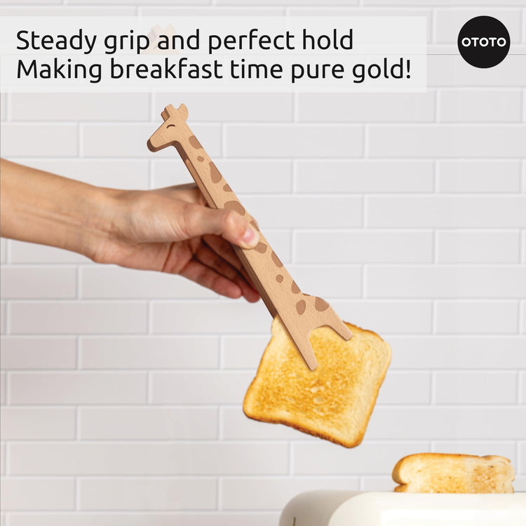 NEW OTOTO Jerry the Giraffe Toaster Tongs