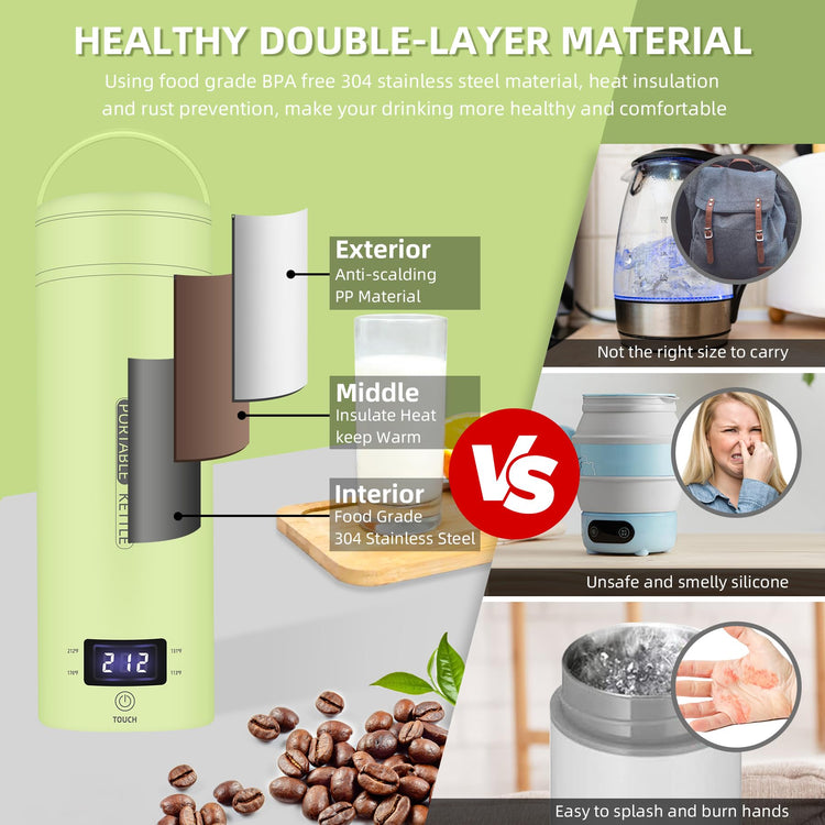 Portable Electric Kettle Travel