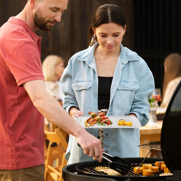 Grilling Prep and Serve Trays (2 Count)