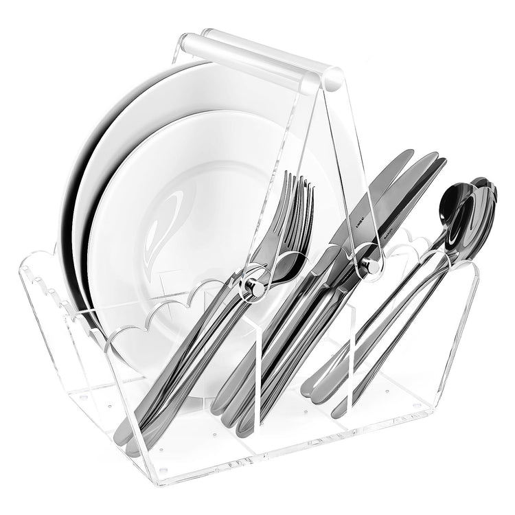 Scalloped Silverware Organizer