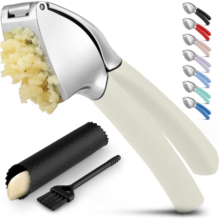 Metal Comfort Grip Garlic Press